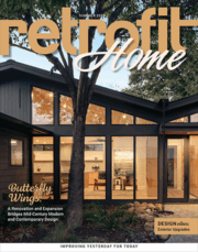 Retrofit Home Magazine cover featuring house renovation in Austin